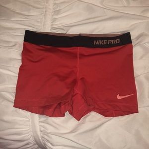 Nike Pro dri fit spandex shorts
